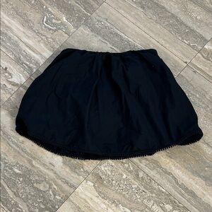 Anthropologie Black strapless top size small